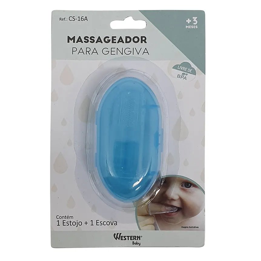 Massageador Gengiva Estojo Azul — imagem 3