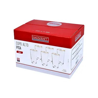 Copo Alto Pisa Grande 280ml 6 Peças — imagem 4