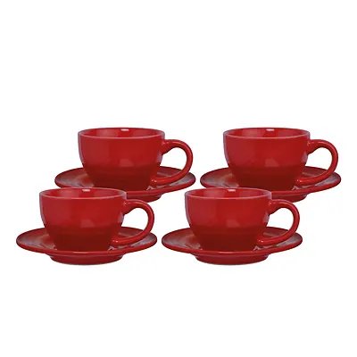 Xícara de Café Le Chef Vermelha 90ml 4 Peças — imagem 2