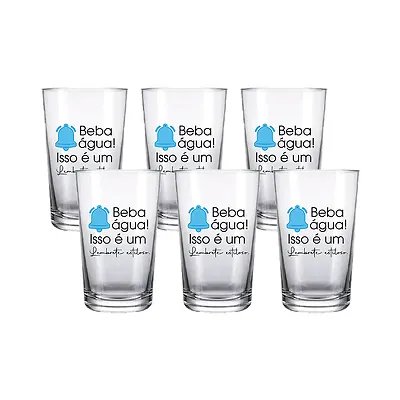 Copo Alto Vidro Água 190ml 6 Peças — imagem 3