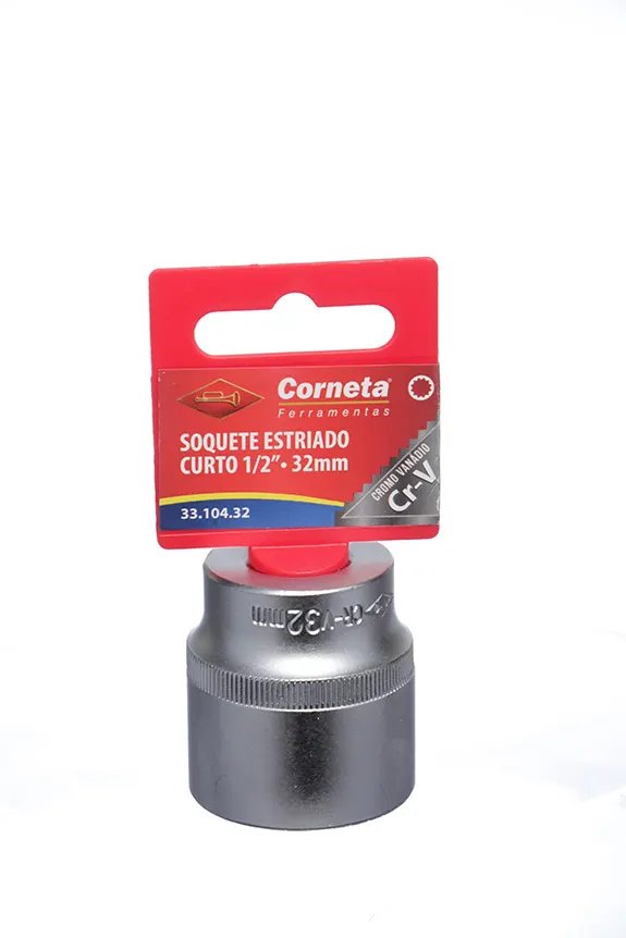 Soquete Estriado Curto 1/2 32mm — imagem 4