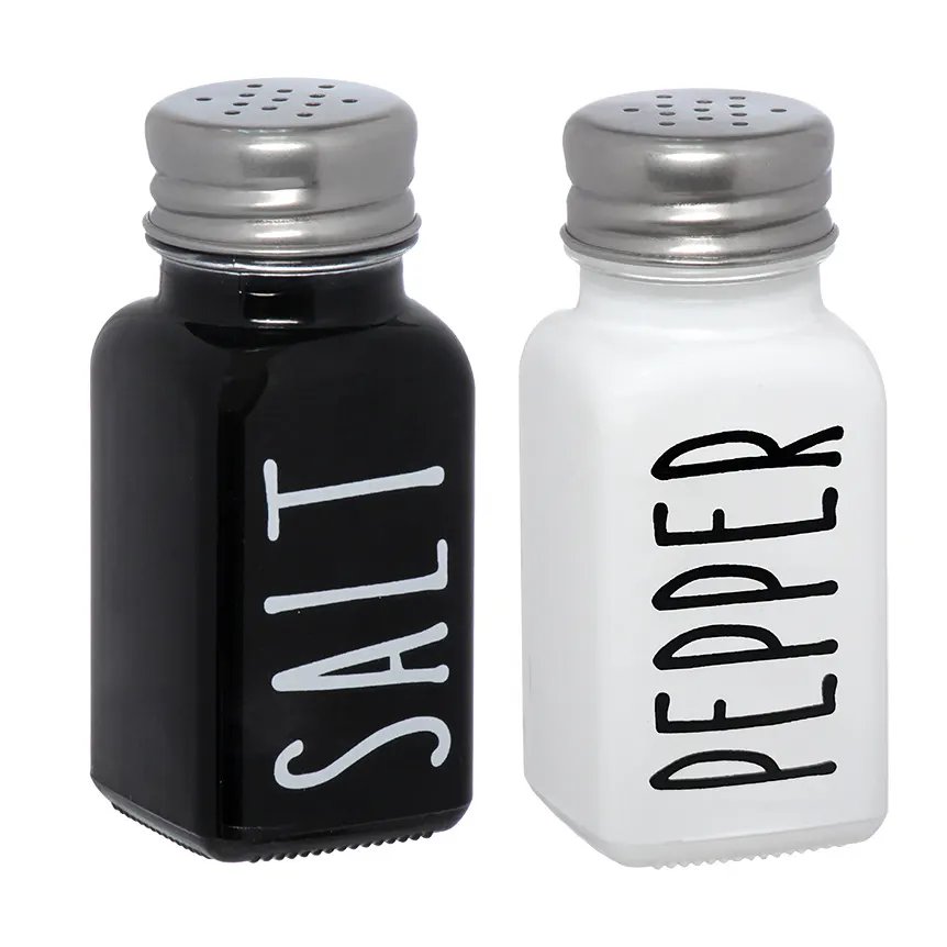 Saleiro/Pimenteiro Manhã Preto 80ml 2 Peças — imagem 2