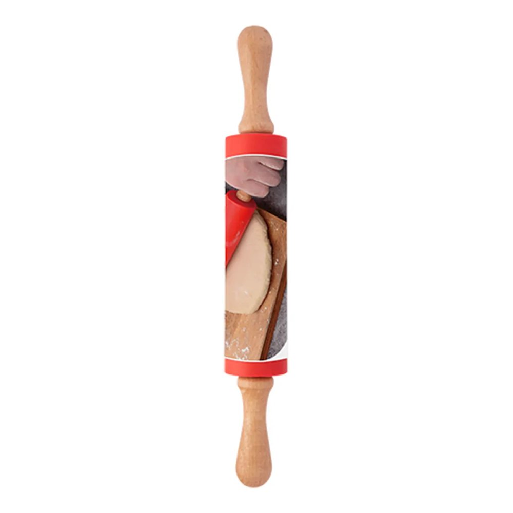 Rolo Massa Madeira, Silicone e Plástico PP 38 cm x 5 cm x 5 cm — imagem 3