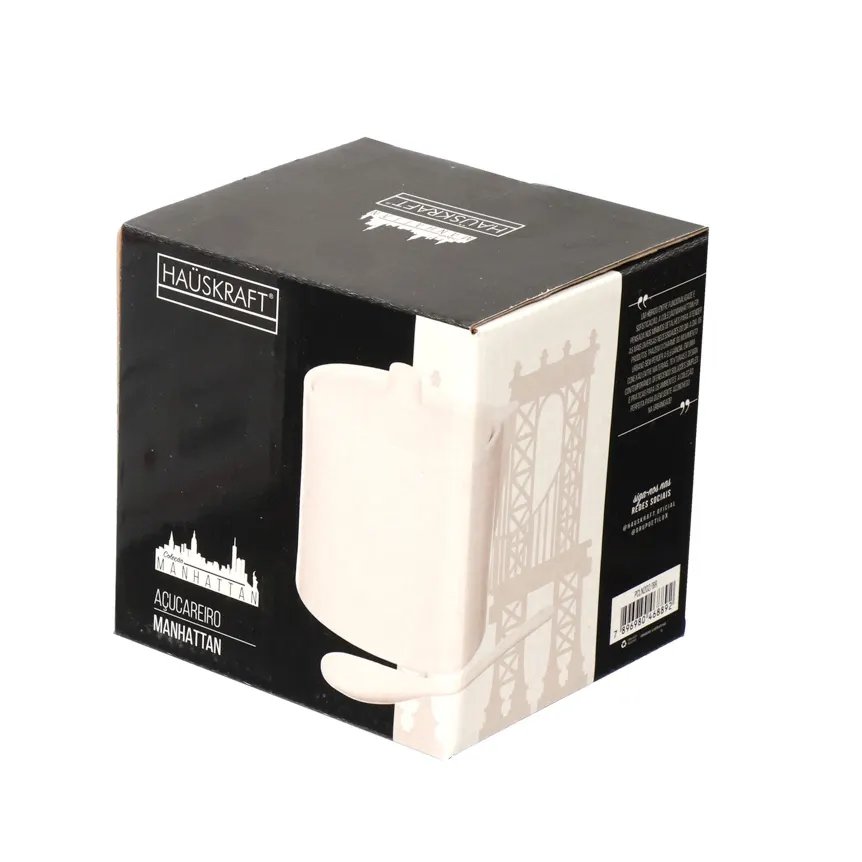 Açucareiro com Colher Manhã Branco 300ml — imagem 2