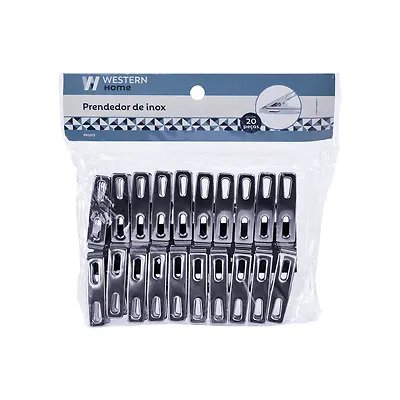 Prendedor Inox 20 Peças — imagem 5