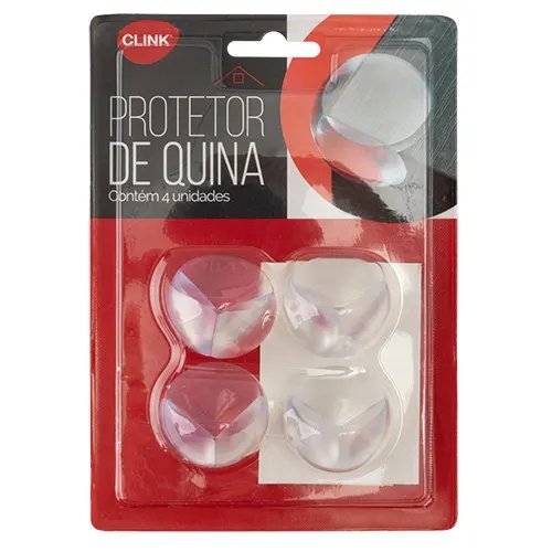 KIT 4 Pçs Protetor Quina Plástico PVC 3 cm x 3 cm x 2,4 cm — imagem 3