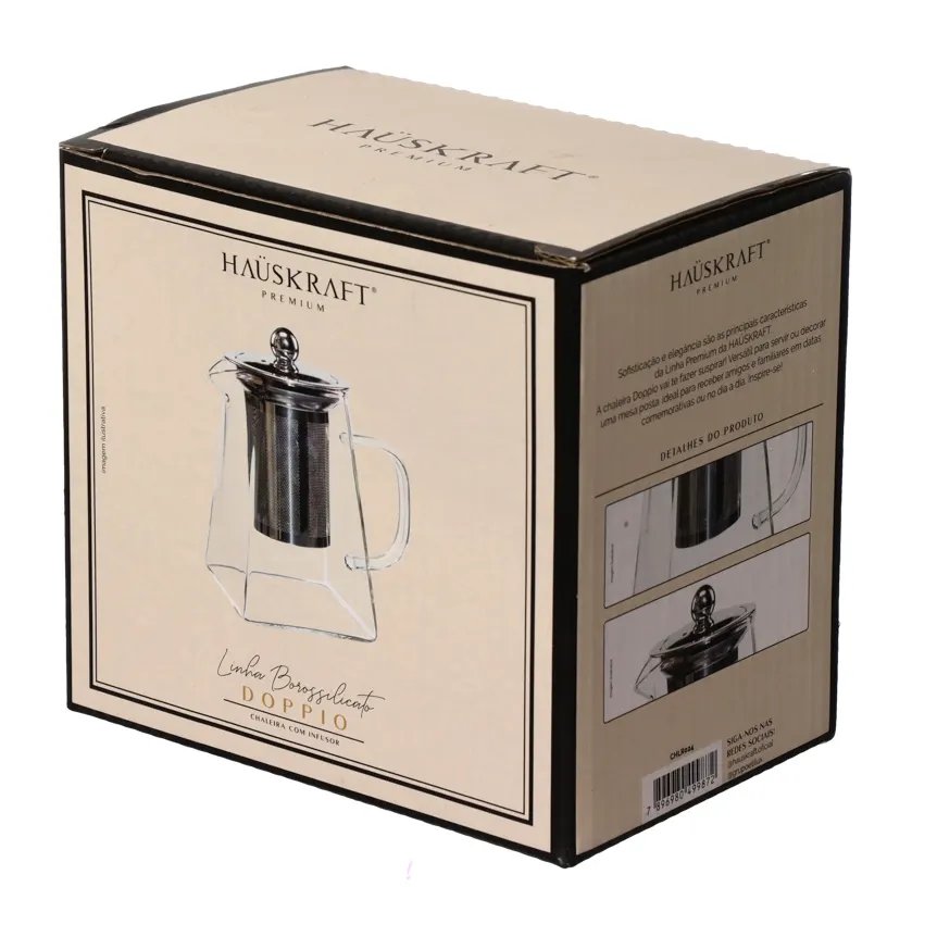 Chaleira com Infusor Borossilicato Doppio 550ml — imagem 3