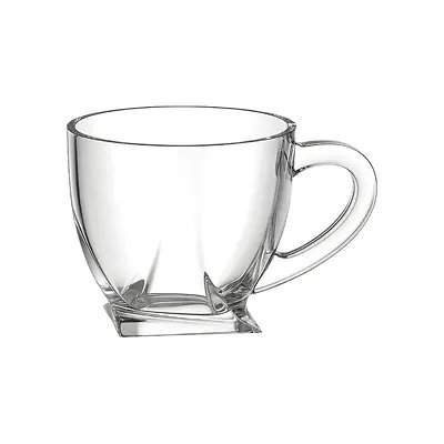Xícara de Chá Ice Transparente 180ml 4 Peças — imagem 2