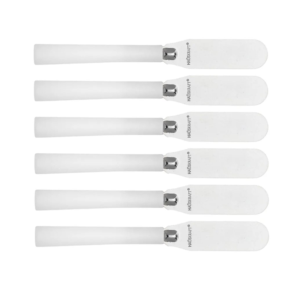 Espátula Inox Branca Jogo 6 Peças — imagem 2