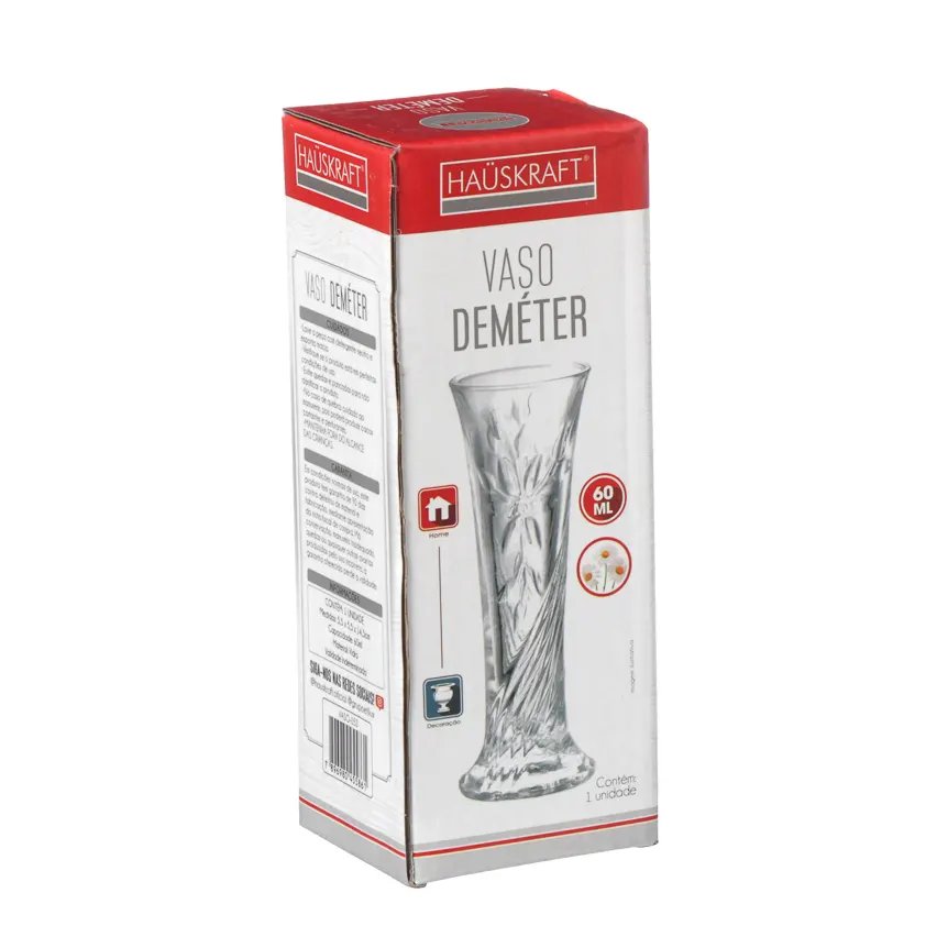 Vaso Vidro Demeter Transparente 14,5cm — imagem 3