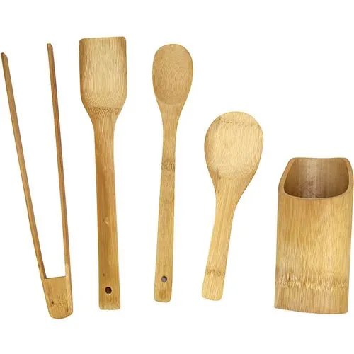 KIT Bambu com Suporte 5 Pçs 31 cm x 6,5 cm x 6,5 cm — imagem 3