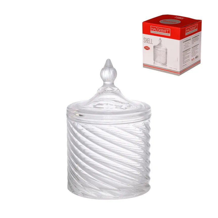 Potiche Decorativo Vidro Shell 15,5cm — imagem 2