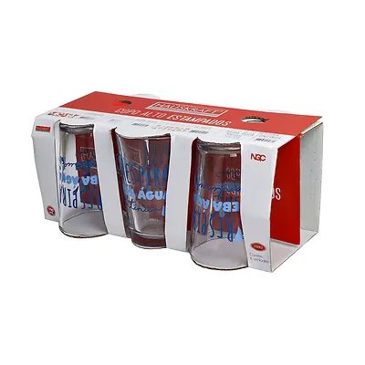Copo Alto Vidro Respingo 190ml 6 Peças — imagem 4