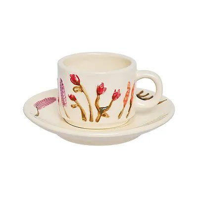 Xícara de Café Florescer 90ml 4 Peças — imagem 4