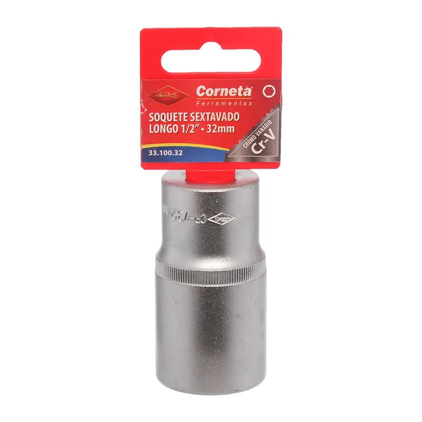 Soquete Sextavado Longo 1/2 32mm — imagem 4