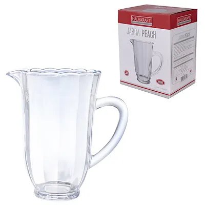 Jarra Vidro Peach Transparente 1,2L — imagem 2
