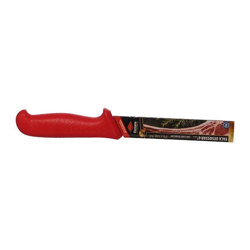 Faca Desossar Cabo Vermelho Premium 6" — imagem 2