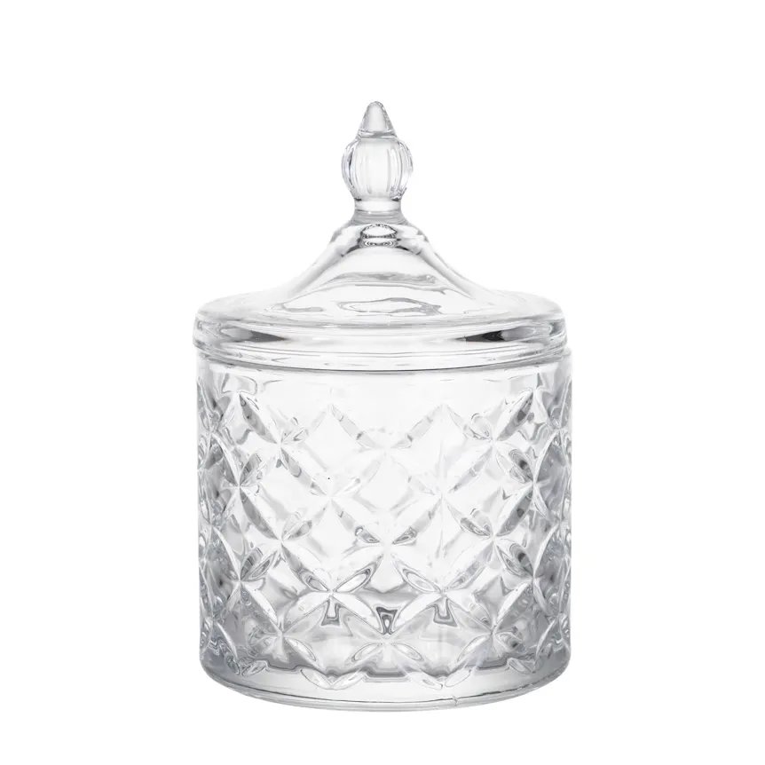 Potiche Decorativo Vidro Amazoni 15,5cm — imagem 3