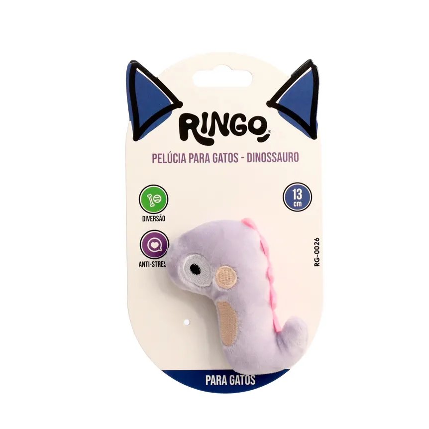 Brinquedo para Gato Pelúcia Dino — imagem 4