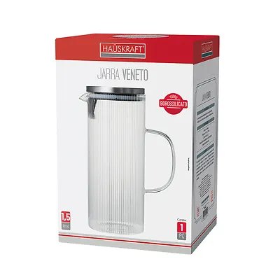 Jarra Vidro Borossilicato Veneto 1,5L — imagem 3