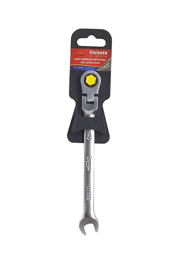 Chave Combinada Catraca Articulada 8mm — imagem 4