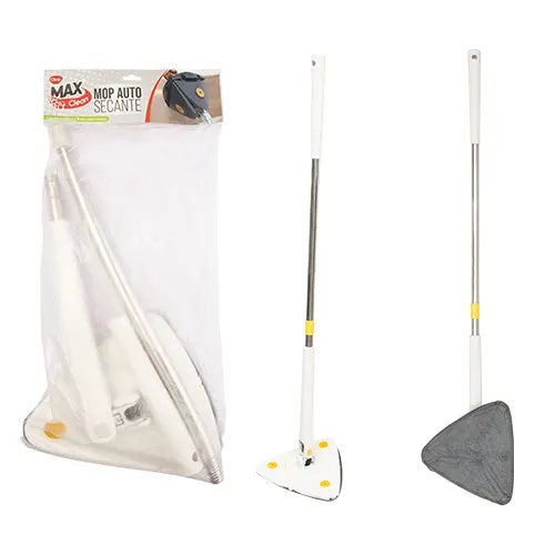 Mop Auto Secante 1 Refil Aço INOX, Plástico PP e Dacron 25 cm x 25 cm x 115 cm — imagem 2