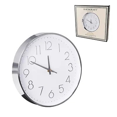 Relógio de Parede Mode Prata 25cm — imagem 3
