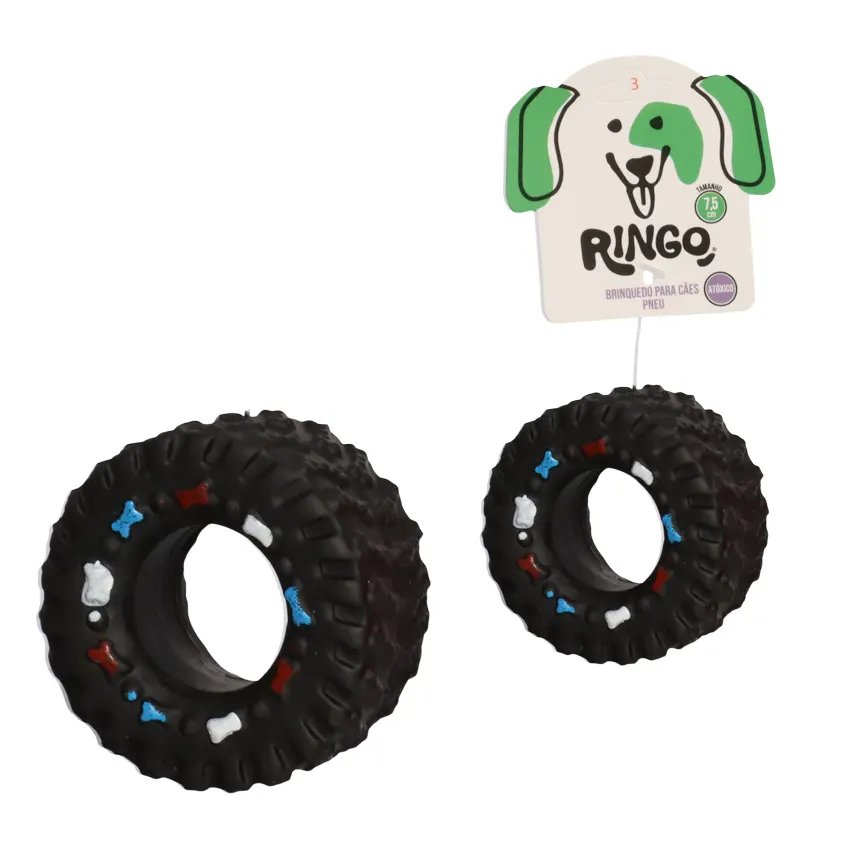 Brinquedo para Cão Pneu 7,5cm — imagem 2