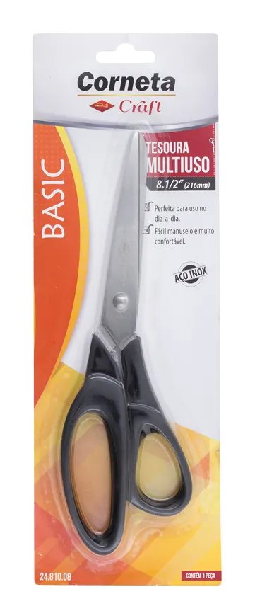 Tesoura Basic Multiuso 8" — imagem 2
