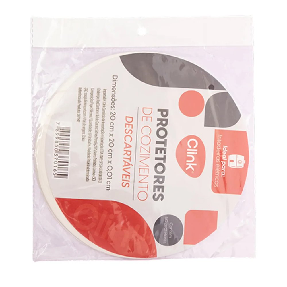 KIT 50 Protetor Descartavel Fritadeira Papel 20 cm x 20 cm x 0,01 cm — imagem 2