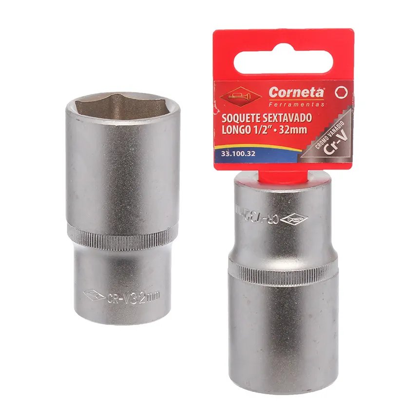 Soquete Sextavado Longo 1/2 32mm — imagem 2