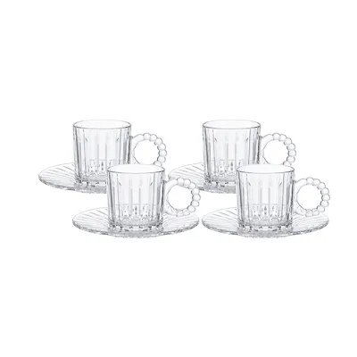 Xícara de Café com Pires Bubbly 100ml 4 Peças — imagem 2