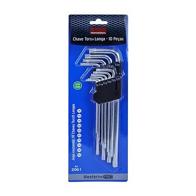 Chave Torx Extra Longa sem Furo 10 Peças — imagem 2