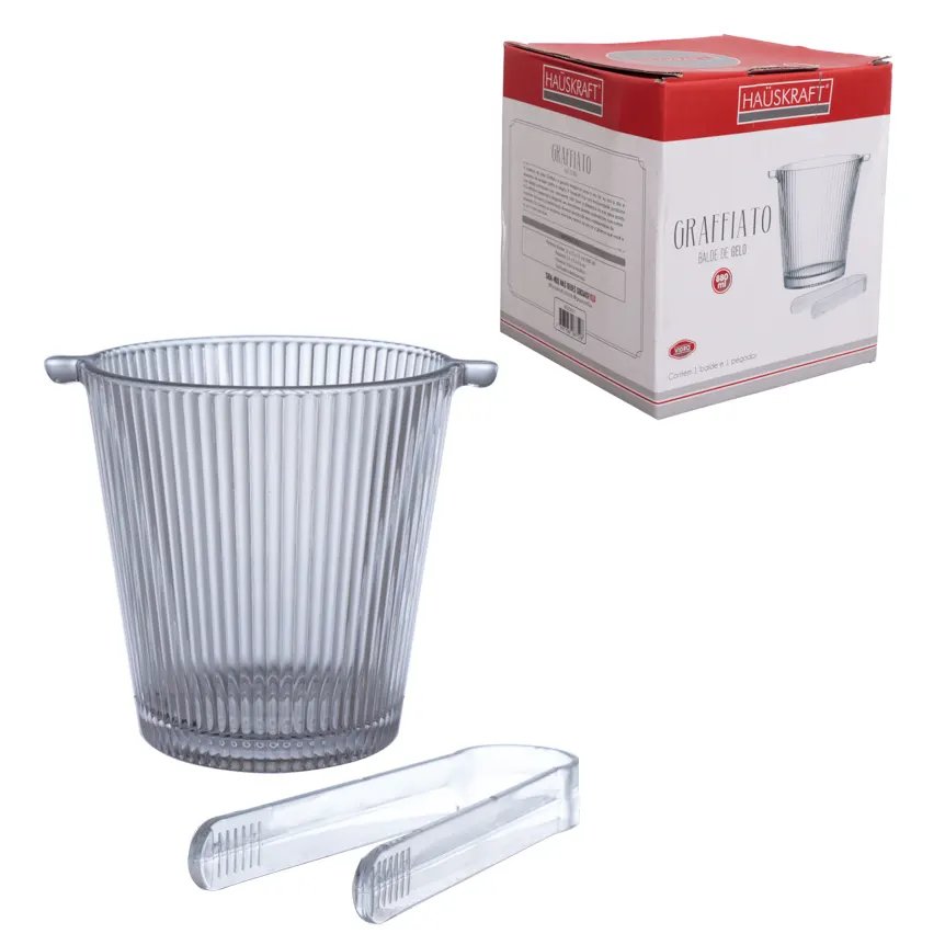 Balde de Gelo Vidro com Pegador GFT 880ml — imagem 3
