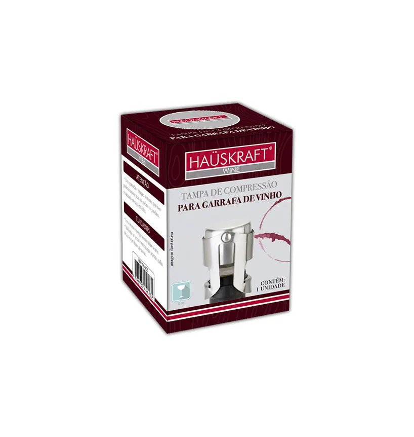 Tampa Compressão Garrafa Vinho — imagem 2