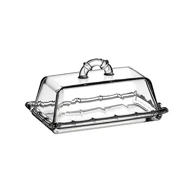 Manteigueira Bambu Transparente 16cm — imagem 2