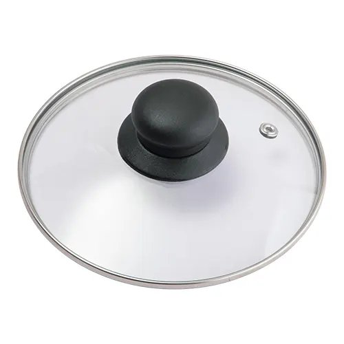 Tampa de Panela 16 cm Vidro Temperado, Aço INOX e Baquelite 16,8 cm x 16,8 cm x 5,5 cm — imagem 2