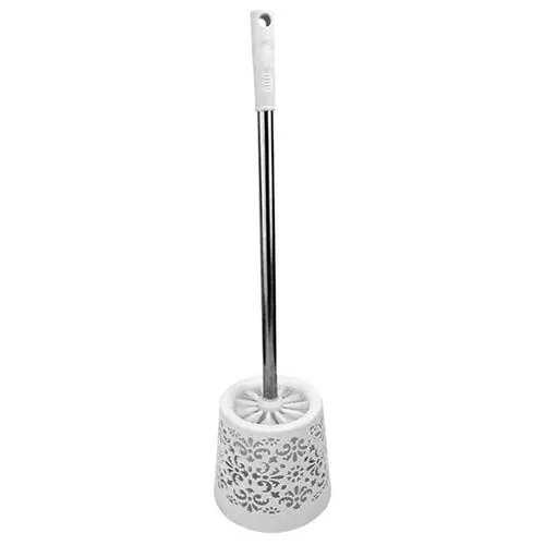 Escova Sanitaria Plastica Cabo INOX 48,5 cm Base 13,5 cm x 12 cm x 10 cm (1 un) — imagem 2