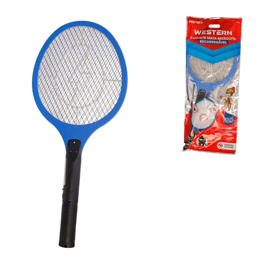 Raquete Elétrica Recarregável Mosquito — imagem 2