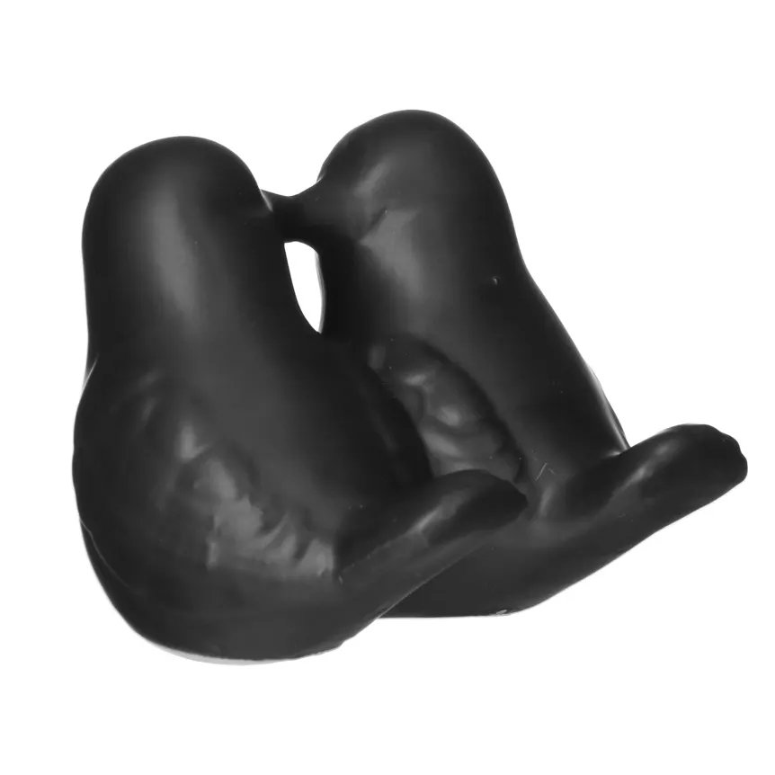 Figura Pássaro Casal Preto 75m — imagem 3
