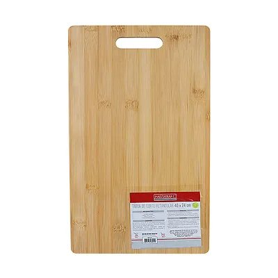 Tábua de Corte Retangular Bambu 40x24cm — imagem 3