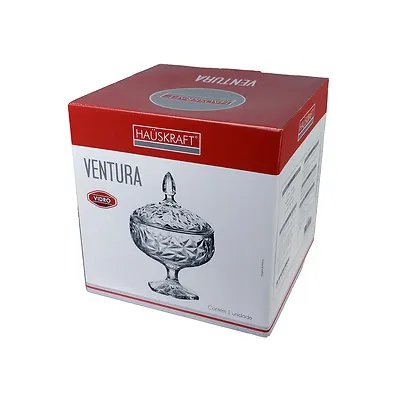 Potiche Vidro Ventura 24cm — imagem 2