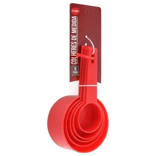 KIT 5 Colheres Medida Plástico 16 cm x 8,5 cm x 5,5 cm (1 un) — imagem 3