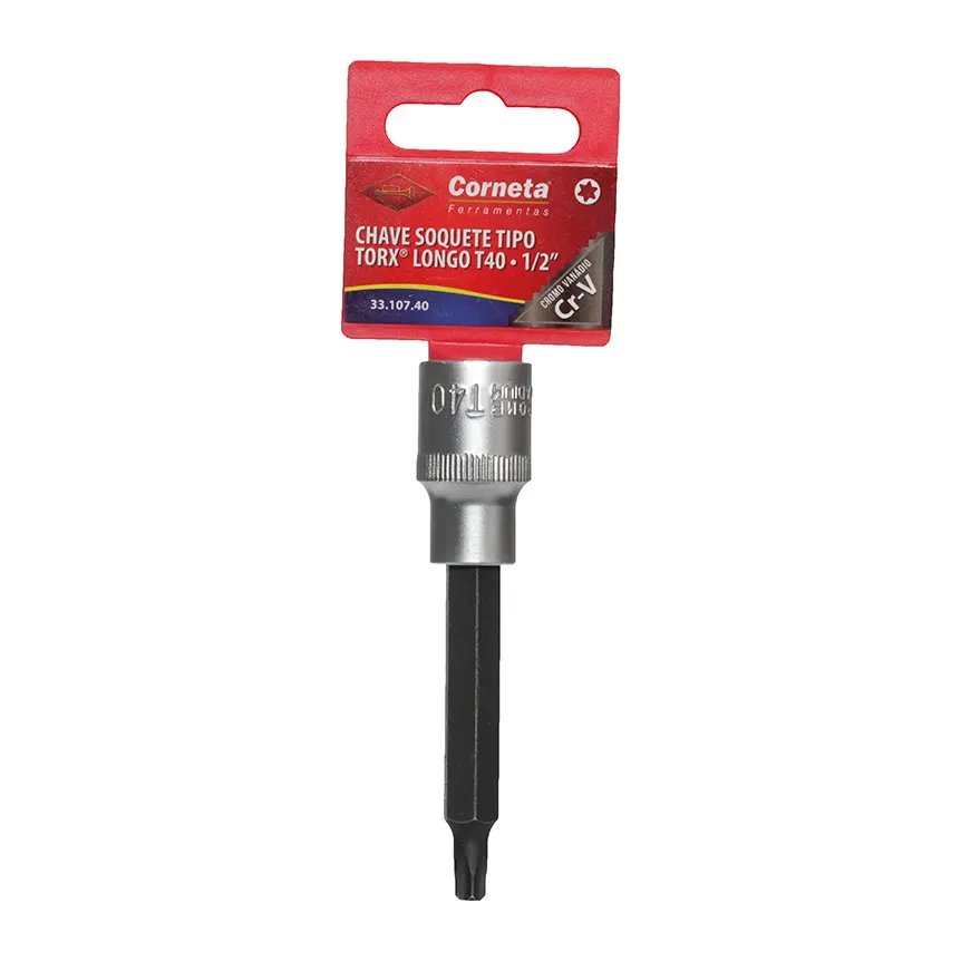 Chave Soquete Torx Longo T40 1/2 — imagem 3