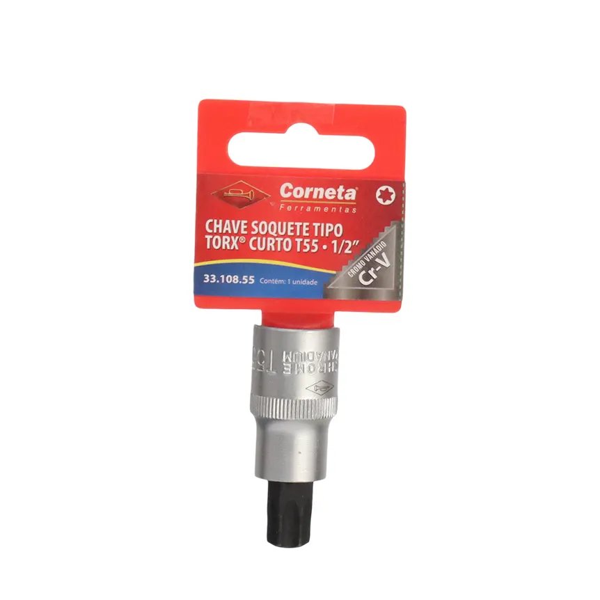 Chave Soquete Torx Curto T55 1/2 — imagem 2