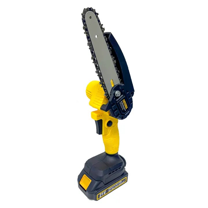 Mini Motoserra Elétrica 6” com 1 Bateria Recarregável 21V E Acessórios Na Maleta — imagem 2