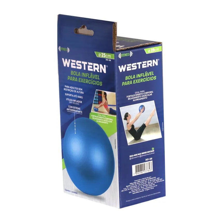 Bola Inflável Exercício 25cm — imagem 3