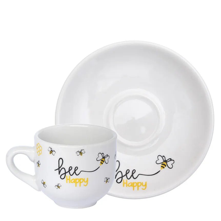 Xícara de Café com Pires Honey 90ml 6 Peças — imagem 2