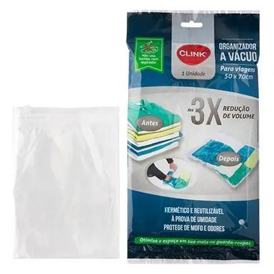 Organizador A Vácuo Plástico 50 cm x 70 cm — imagem 2