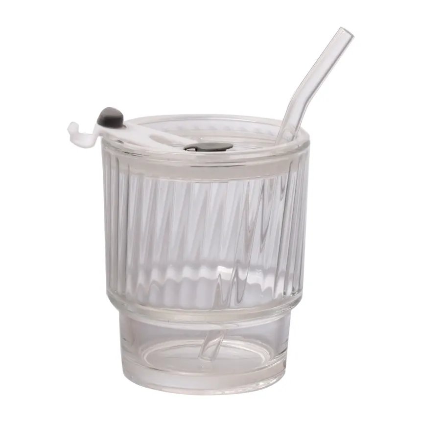 Copo para Drink Vidro com Canudo Fest 400ml — imagem 4
